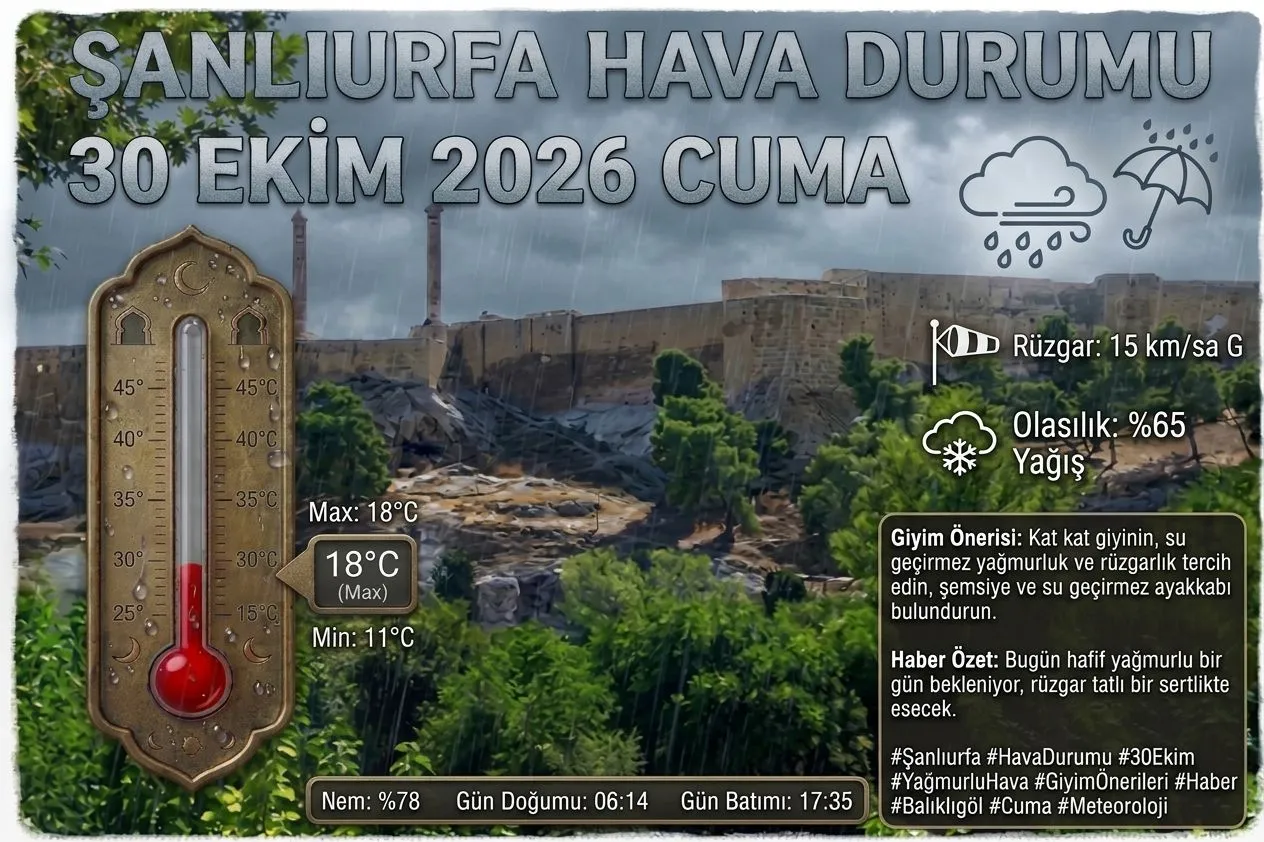 ŞANLIURFA’DA SONBAHAR ETKİSİNİ HİSSETTİRİYOR